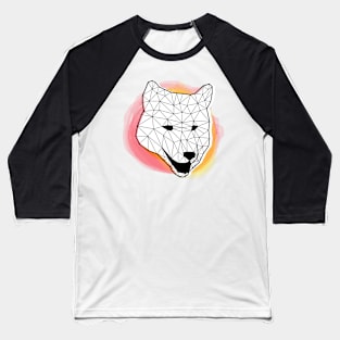 Malamute  - Geometric Designs Collection Baseball T-Shirt